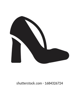 heel vector glyph flat icon 