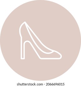 Heel Vector Icon That Can Easily Modified Or Edit

