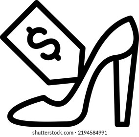 talón   Ilustración vectorial en un fondo transparente.Símbolos de calidad premium.Iconos vectoriales de trazo para el concepto y el diseño gráfico.