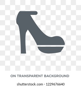 Heels icon. Heels design concept from Clothes collection. Simple element vector illustration on transparent background.
