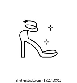 Heels icon. Element of Spain thin line icon
