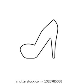 heels icon. Simple thin line, outline vector of universal icons for UI and UX, website or mobile application