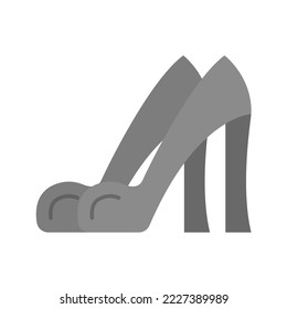 Heels icon vector image. Can also be used for Physical Fitness. Suitable for mobile apps, web apps and print media.