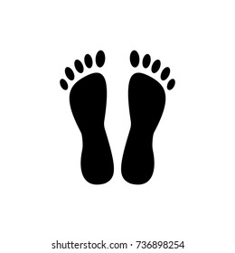 heels - pedicure icon, vector illustration, black sign on isolated background
