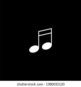 heet music Icon in trendy flat style isolated on background. Note symbol for web - site design, app,