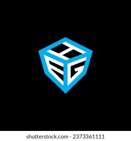 HEG letter logo vector design, HEG simple and modern logo. HEG luxurious alphabet design  