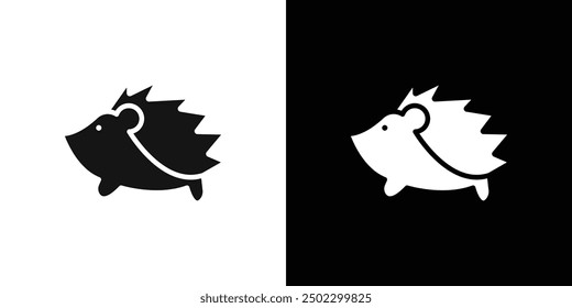 Hegdehog icon logo set Vector