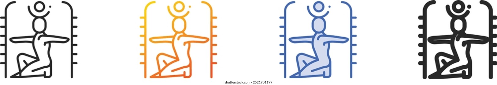 heh icon.Thin Linear, Gradient, Blue Stroke and bold Style Design Isolated On White Background