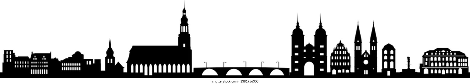 Heidelberg Stock Vectors, Images & Vector Art | Shutterstock