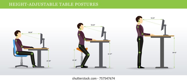 Imagenes Fotos De Stock Y Vectores Sobre Sit Stand Desks Office
