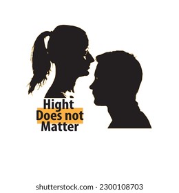 Height does not matter  motivational design for true lovers