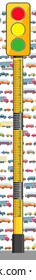 Height Growth Chart for Print - Traffic Light