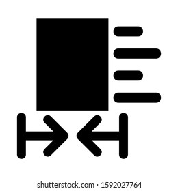 height icon isolated sign symbol vector illustration - high quality black style vector icons
