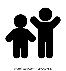 height icon isolated sign symbol vector illustration - high quality black style vector icons
