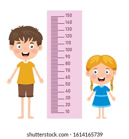 Height Measure For Little Children