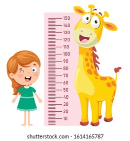 Height Measure For Little Children