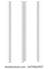 El metro de altura mide la Regla de la línea de marcado, escala del estadiómetro de Vertical. Adhesivos de crecimiento de gráfico de altura para niños para pared. 