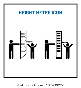 height people icon isolated sign symbol vector illustration - black vector, high quality