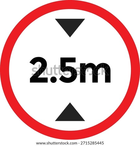 Height restriction icon set. Vehicle height limit and road signs. Low Clearance Symbols. Overhead restriction icons
