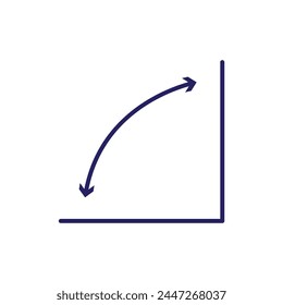Height and width icon symbols are simple design vector illustrations on a white background