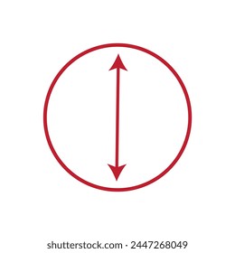 Height and width icon symbols are simple design vector illustrations on a white background