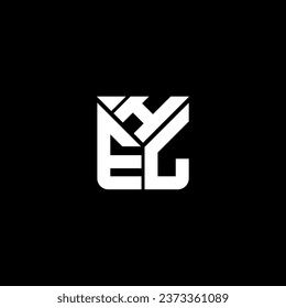 Diseño vectorial del logotipo de la letra HEL, logotipo simple y moderno de HEL. Diseño de alfabetos de lujo HEL  