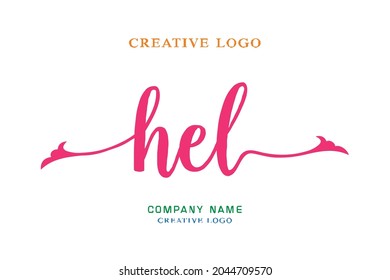 HEL lettering logo is simple, easy to understand and authoritative