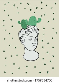 Helen cactus pattern background paper