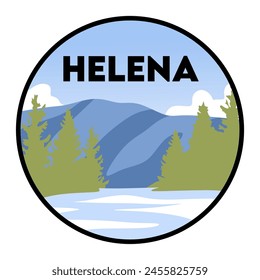 Helena Montana mit schöner Aussicht