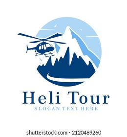 HELI LOGO ICON DESIGN VECTOR	