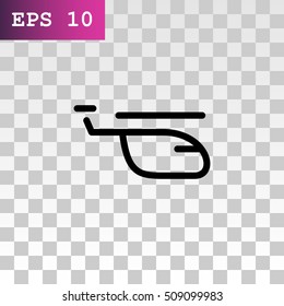 Helicopte icon Flat.