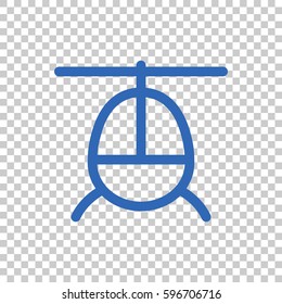Helicopte icon Flat.