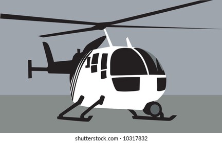 a helicopter in air	
