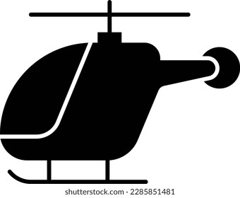 helicopter aircraft chopper fly flight Glyph