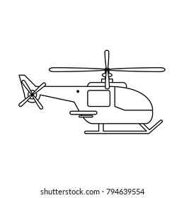 Helicopter aircraft symbol