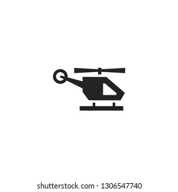 helicopter black icon 