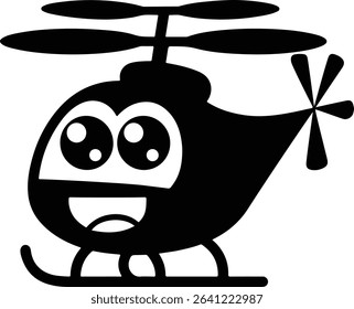 Helicopter Blade Spin Illustration Art