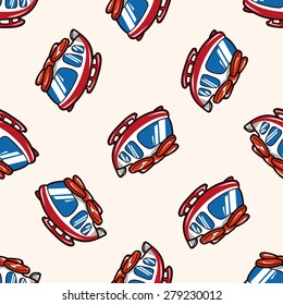 helicopter , cartoon seamless pattern background
