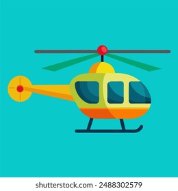 Helicopter colouring vector file, featuring detailed design for creative projects. Perfect for digital and print applications.