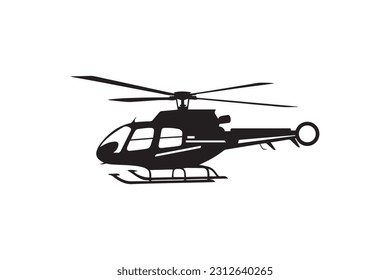 Helicopter company vector logo icon silhouette