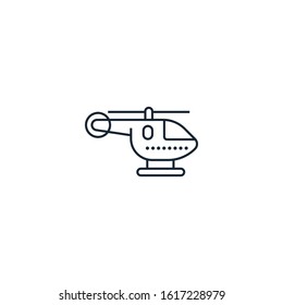 Helicopter creative icon. From Transport icons collection. Isolated Helicopter sign on white background