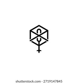 Ideia do logotipo da caixa de entrega do helicóptero.