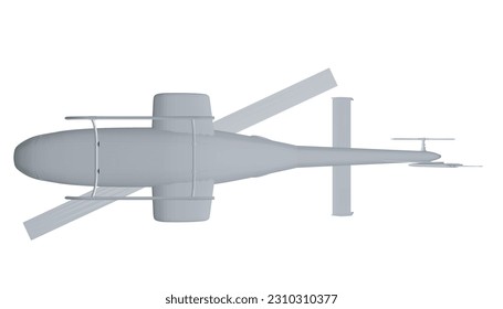 Helicopter detailed polygonal. Vector isolated on a white background. Adult military helicopter coloring page for book. Copter and Aircraft. Vector illustration. Polygonal illustrate. 3D..