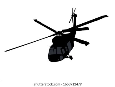 Black Hawk Helicopter Silhouette High Res Stock Images Shutterstock