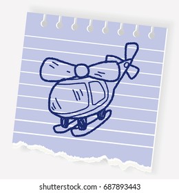 helicopter doodle