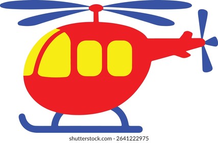 Helicopter Flight Movement Illustration Art