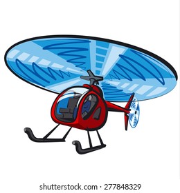helicopter flying