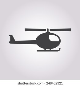 Helicopter icon. 