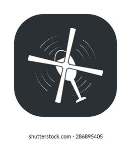 Helicopter icon. 