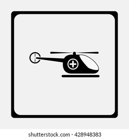 Helicopter Icon.